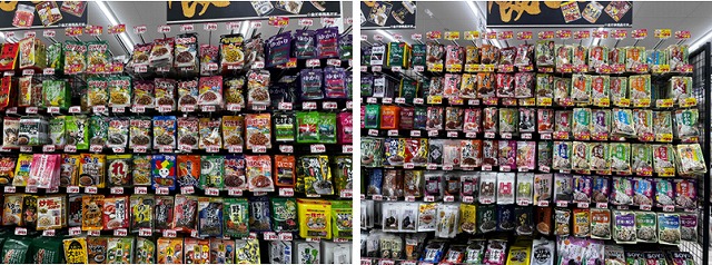 圧巻の「ふりかけコーナー」